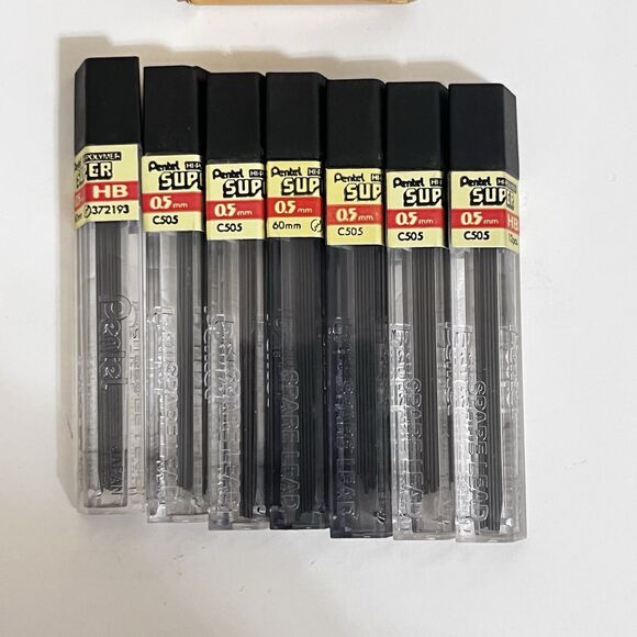 Vintage Pentel and Fineline Mechanical Pencil Lead & Eraser Refills Lot - Picture 12 of 12